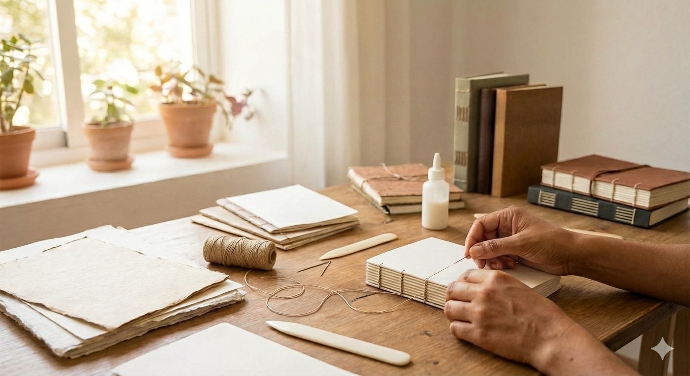 Actividad Cultural Comunitaria: Taller Encuadernación básica